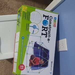 Construct-a-Fort STEM Building Kit - Blue